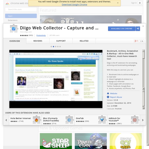 Diigo Web Collector - Capture and Annotate