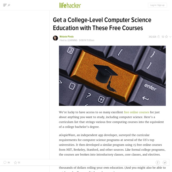 Get a College-Level Computer Science Education with These Free Courses