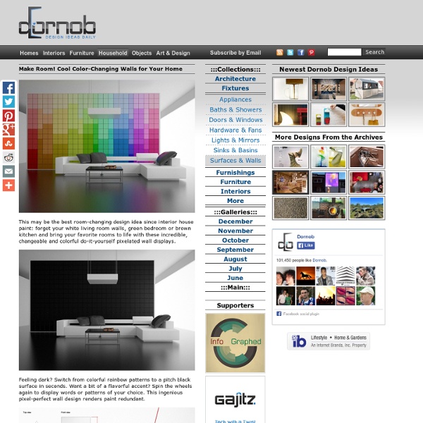 Make Room! Cool Color-Changing Walls for Your Home « Dornob