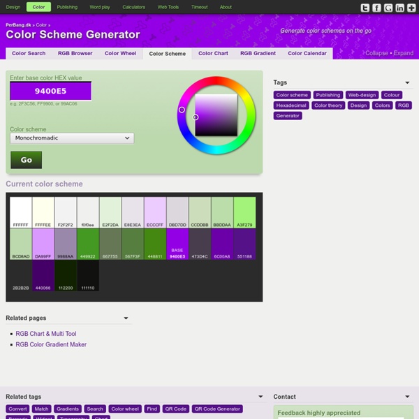 Color Scheme Generator