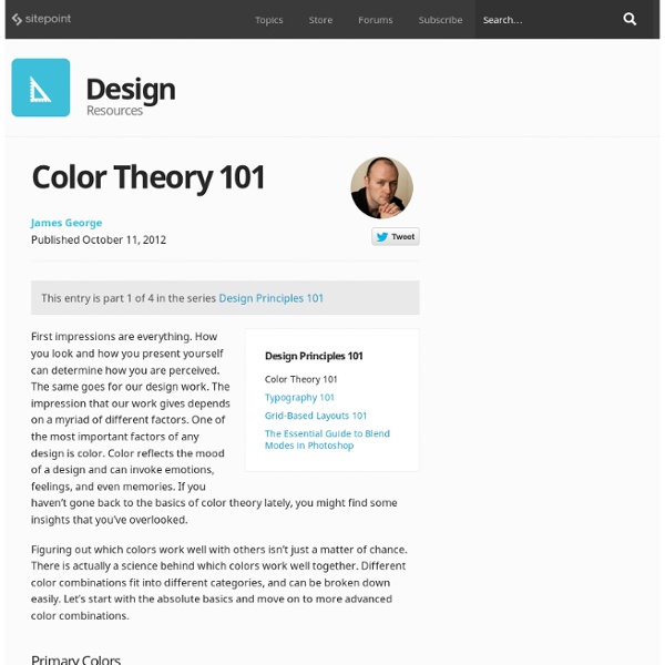 Color Theory 101 - DesignFestival