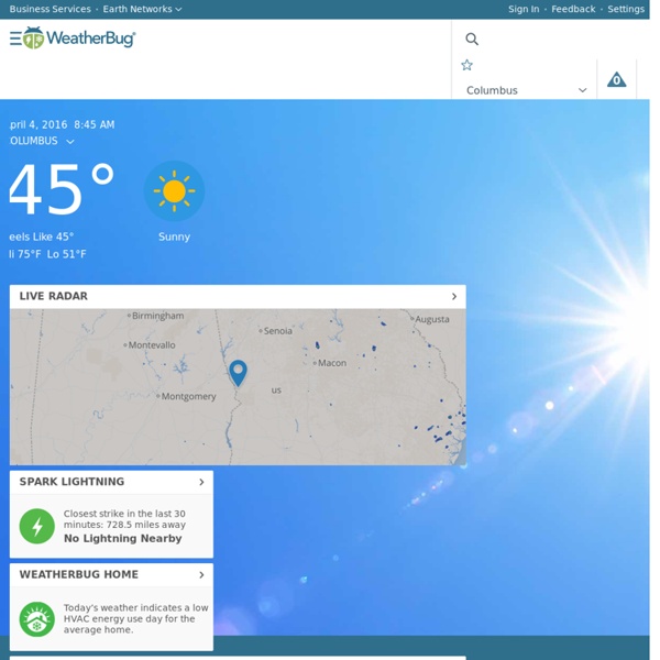 Local and National Weather Conditions & Forecast - WeatherBug.com