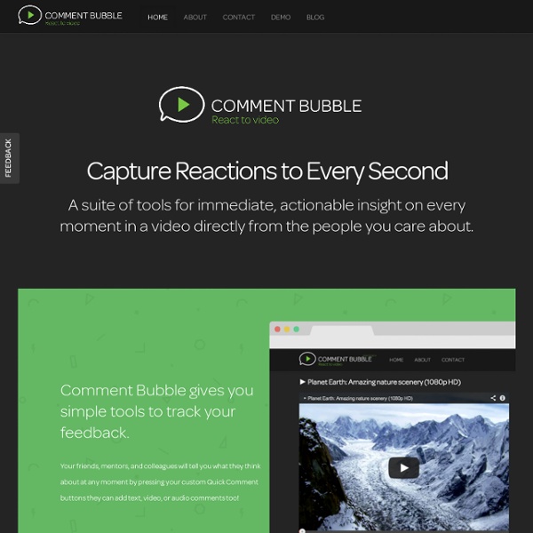 Comment Bubble - React to Video (Desktop v1.0)