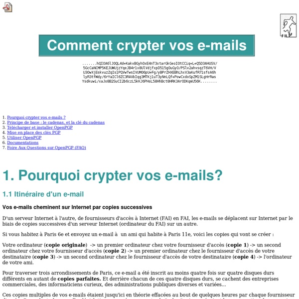 Comment crypter vos e-mails avec OpenPGP