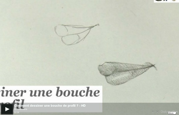 Comment dessiner une bouche de profil ? - HD