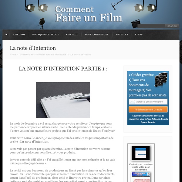 Comment écrire la note d