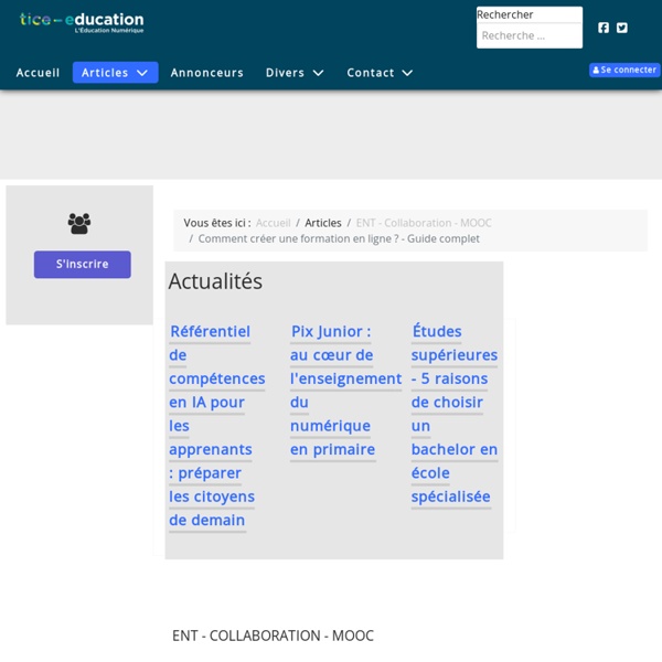 Comment créer une formation en ligne ? - Guide complet
