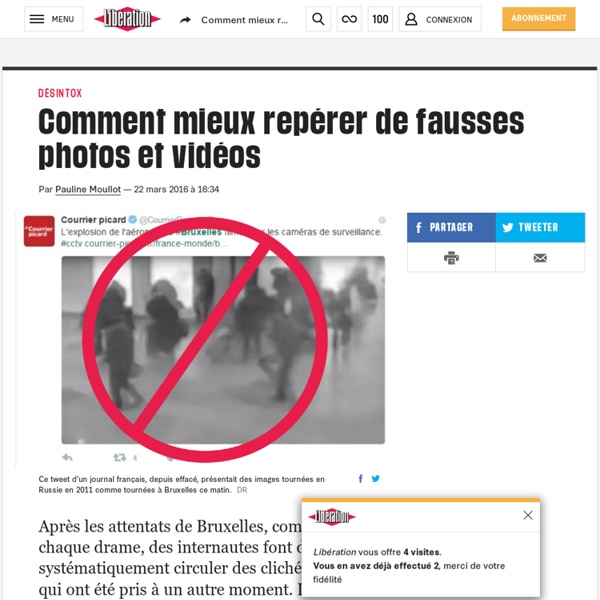 Comment mieux repérer de fausses photos et vidéos