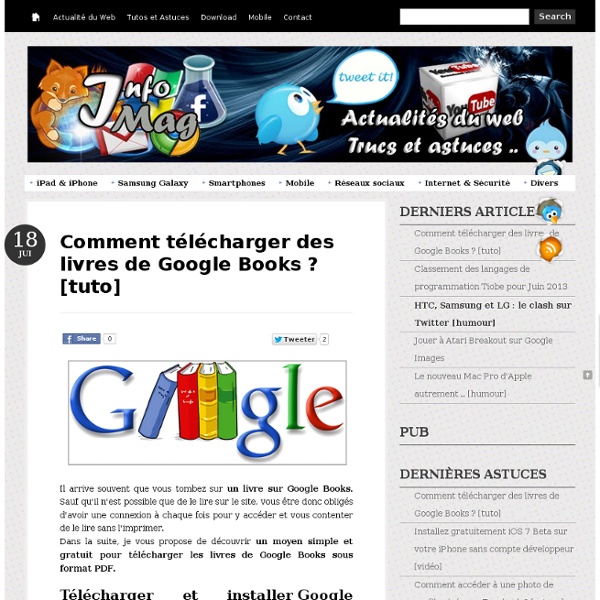 Comment télécharger des livres de Google Books