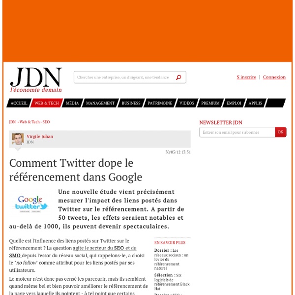 Comment Twitter dope le référencement dans Google - Journal du Net Solutions