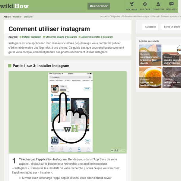 Comment utiliser instagram: 18 étapes