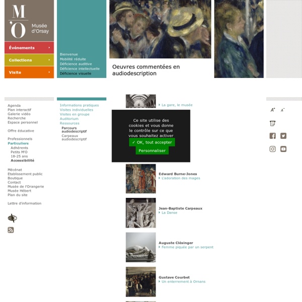 [Musée d'Orsay] Œuvres commentées en audiodescription