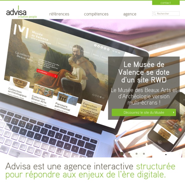 Advisa agence interactive Strasbourg Paris - agence web - agence internet