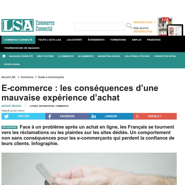 E-commerce : les conséquences d’une...