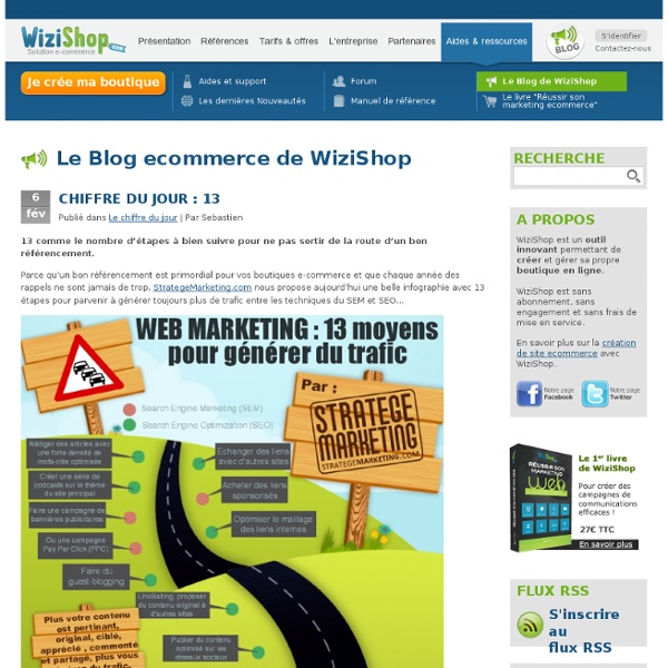 » Blog e-commerce Wizishop - Conseils et actualités