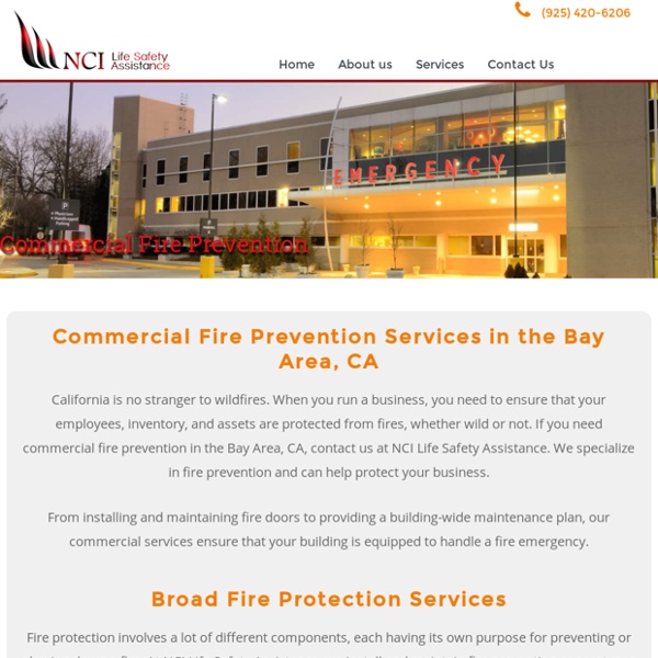 Commercial Fire Prevention in the Bay Area, CA