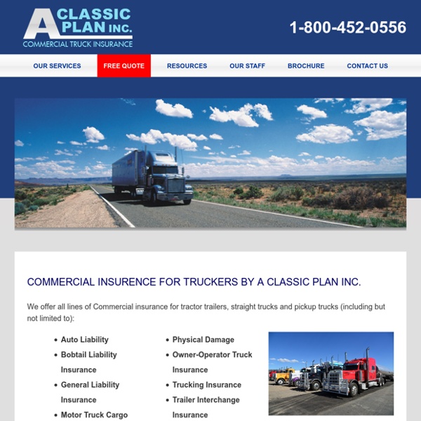 Short term commercial truck insurance company