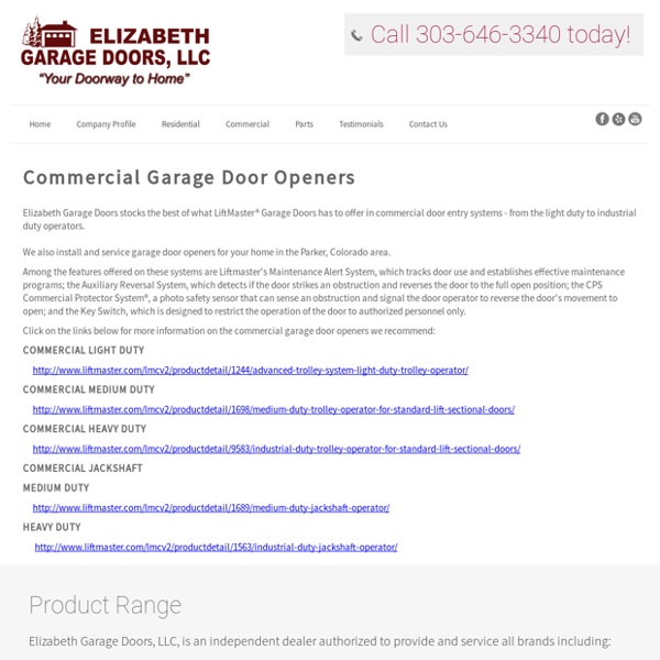 Elizabeth Garage Doors, LLC