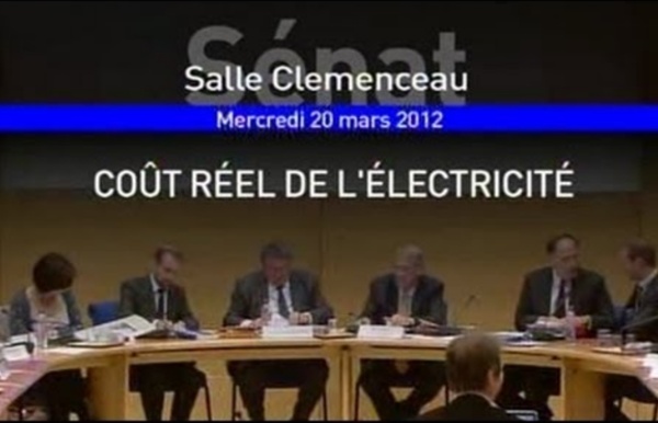 Jean-Marc Jancovici "Commission d'enquête sur le coût réel de l'électricité" Sénat [CC] [SD]