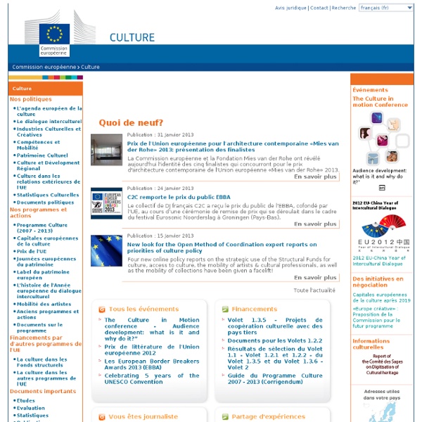 Ec-Commission européenne - Culture