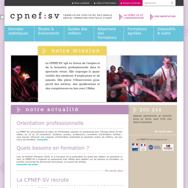 Commission Paritaire Emploi-Formation Spectacle Vivant (CPNEF-SV)