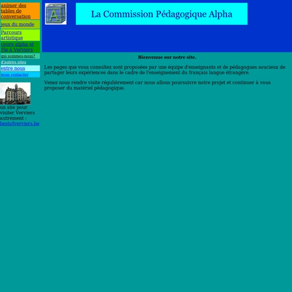 Commission Pédagogique Alpha, Verviers
