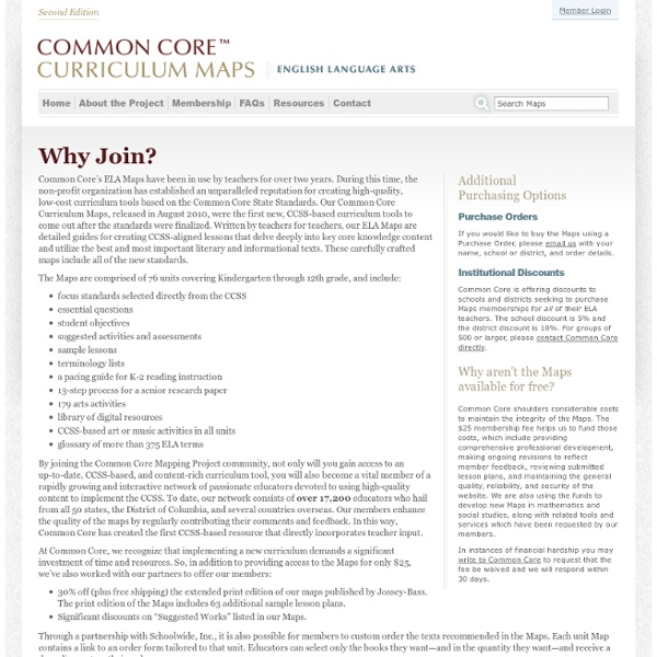 Common Core Curriculum Maps