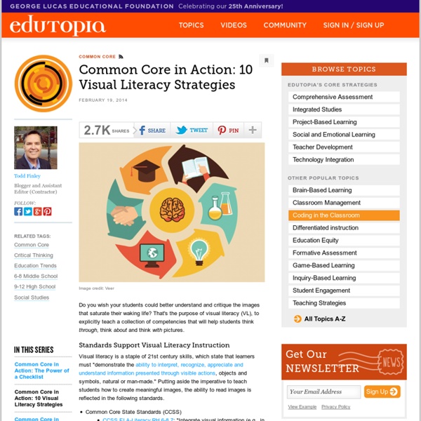 Common Core in Action: 10 Visual Literacy Strategies