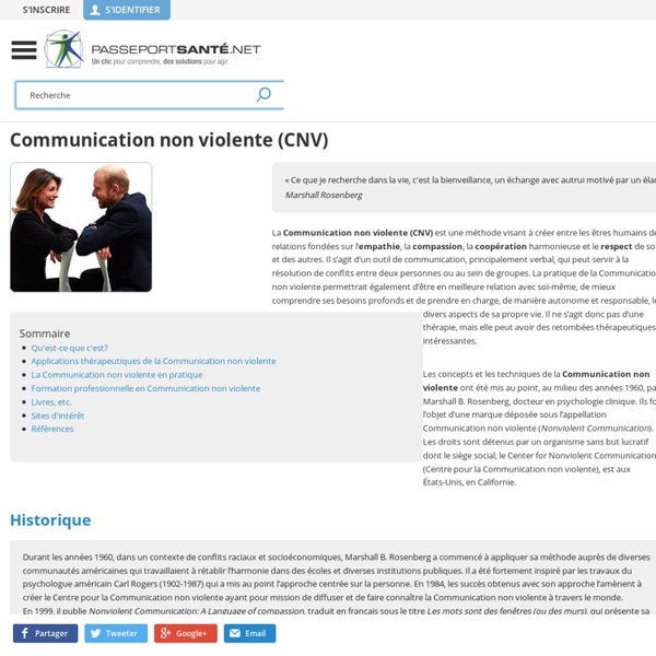 Définition de la communication non violente (CNV)