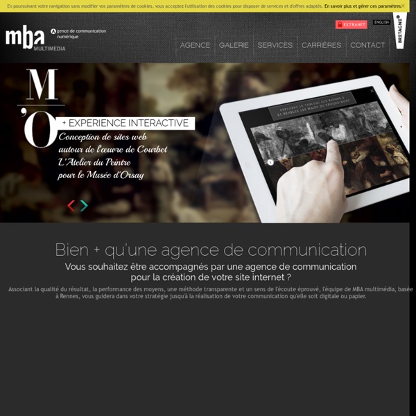 Agence web spécialisée dans la communication numérique - Rennes / Bretagne - MBA Multimedia