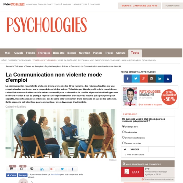 Communication non violente - CNV