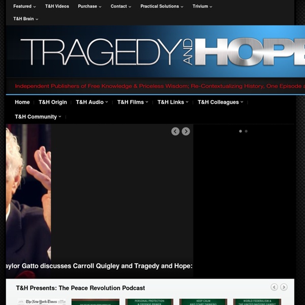Tragedy and Hope Communications - A Team of Independent Media Producers with OVER 25 MILLION downloads!