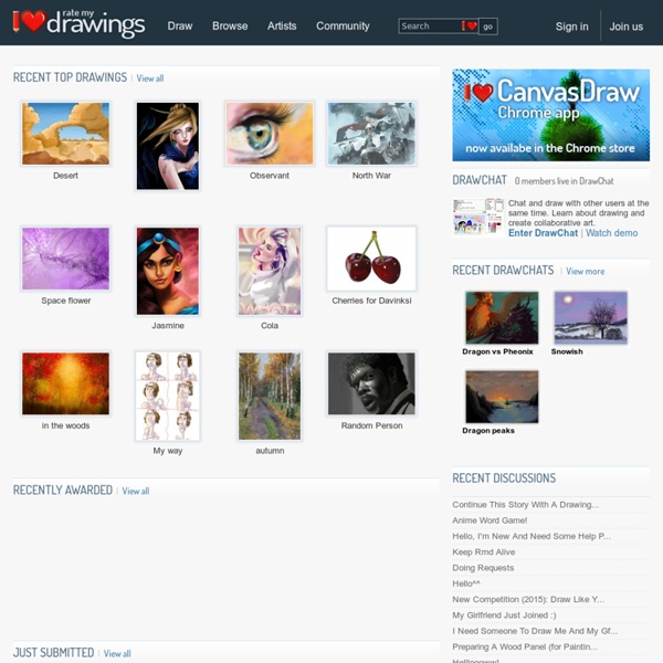 Online drawing community - draw online, DrawChat, competitions and tutorials