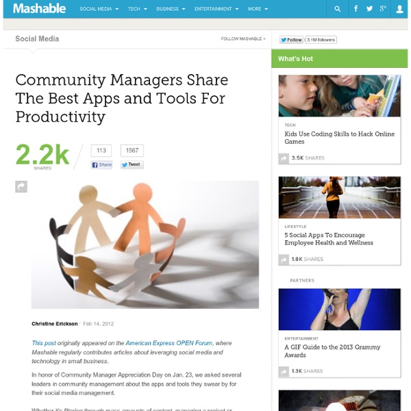 Community Managers Share The Best Apps and Tools For Productivity