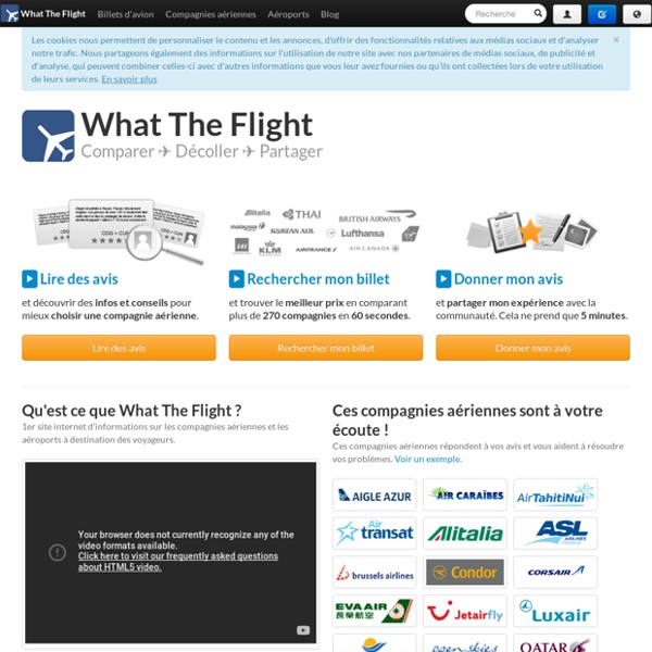 Liste noire des compagnies aériennes - Avis, opinion, billet d'avion compagnie aérienne
