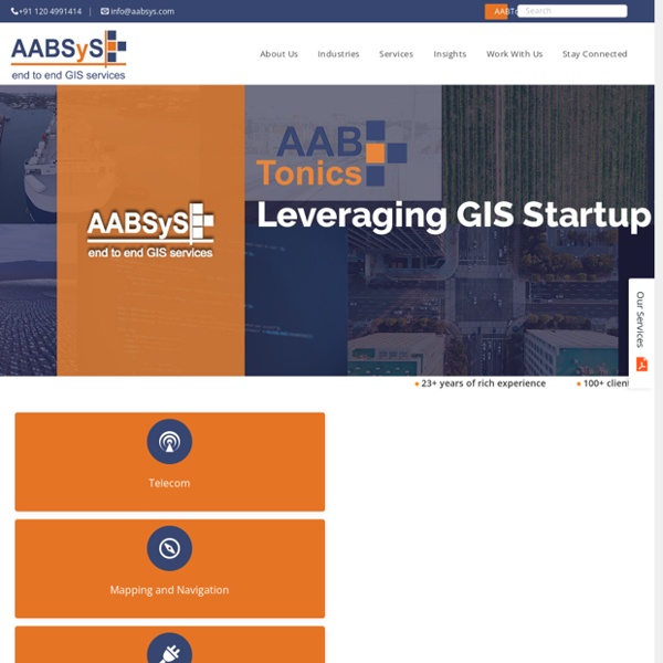 GIS, CAD Services & Company in India - AABSyS