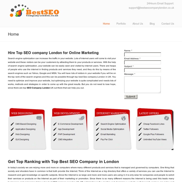 Top Best SEO Company London UK - Local SEO Services Agency