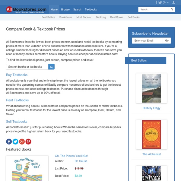 College Textbooks - Compare Textbook Prices