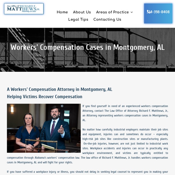 Workers Compensation for Montgomery, AL