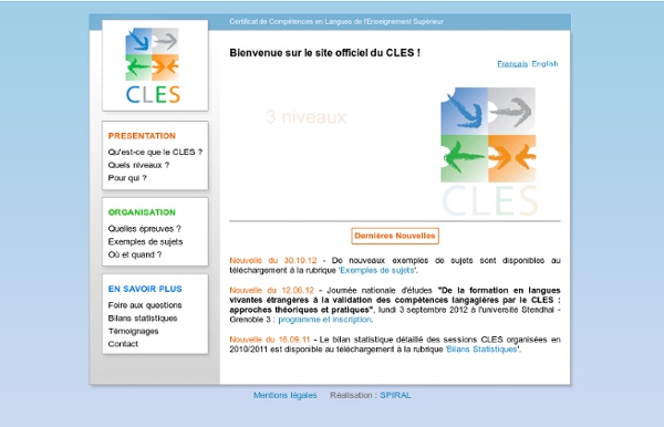 CLES - site officiel