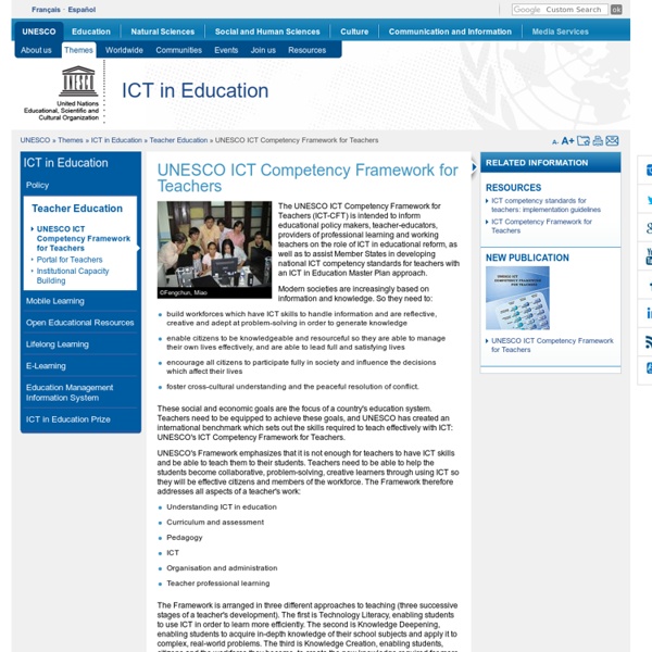 ICT Competency Framework for Teachers
