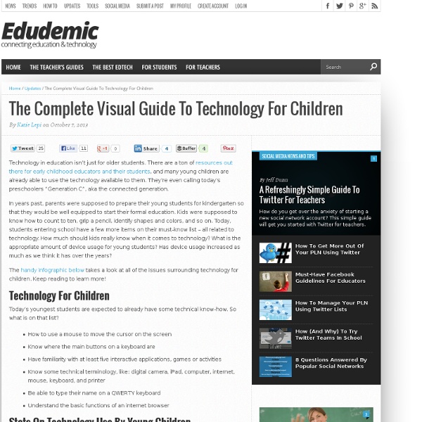 The Complete Visual Guide To Technology For Children
