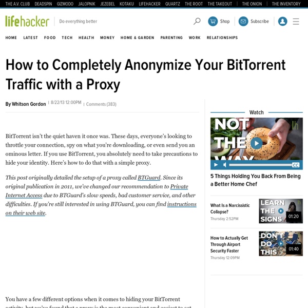 How to Completely Anonymize Your BitTorrent Traffic with BTGuard
