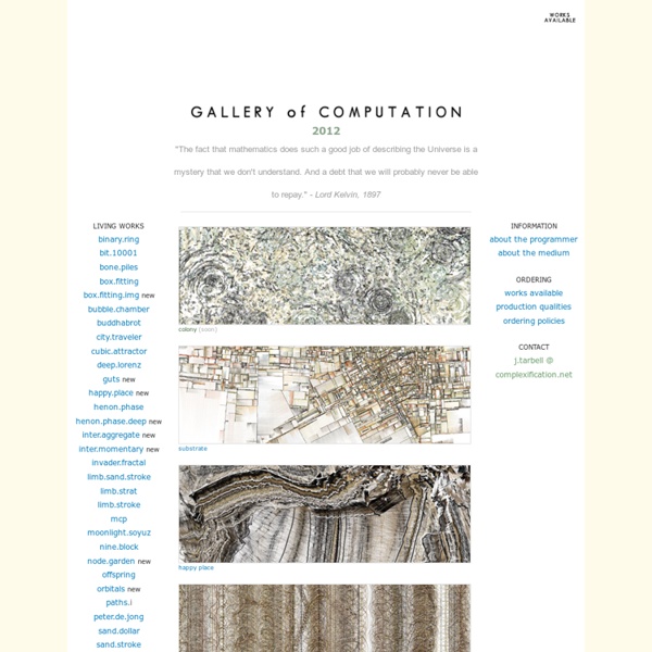 Gallery of Computation