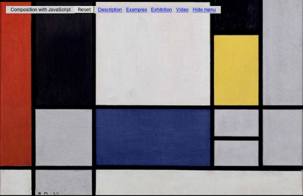 Réalise un Mondrian