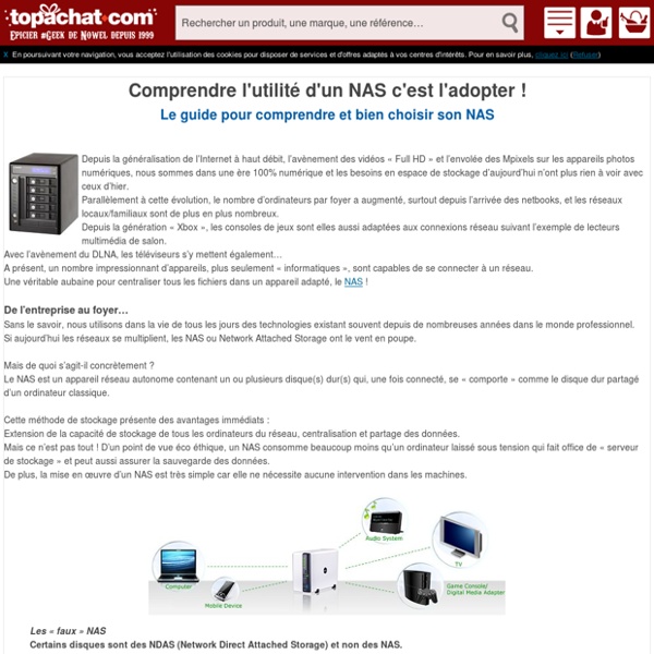 Comprendre le NAS - un guide pour bien choisir son serveur NAS