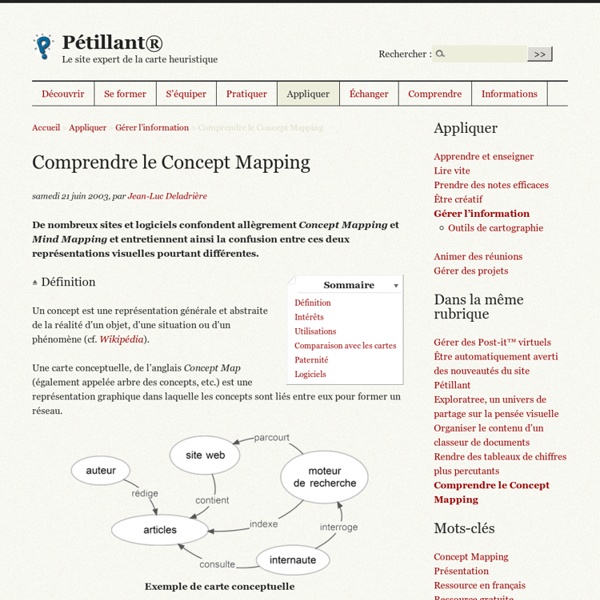 Comprendre le Concept Mapping