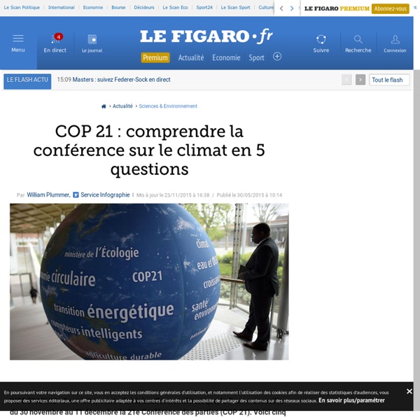 COP 21 : comprendre la conférence sur le climat en 5 questions