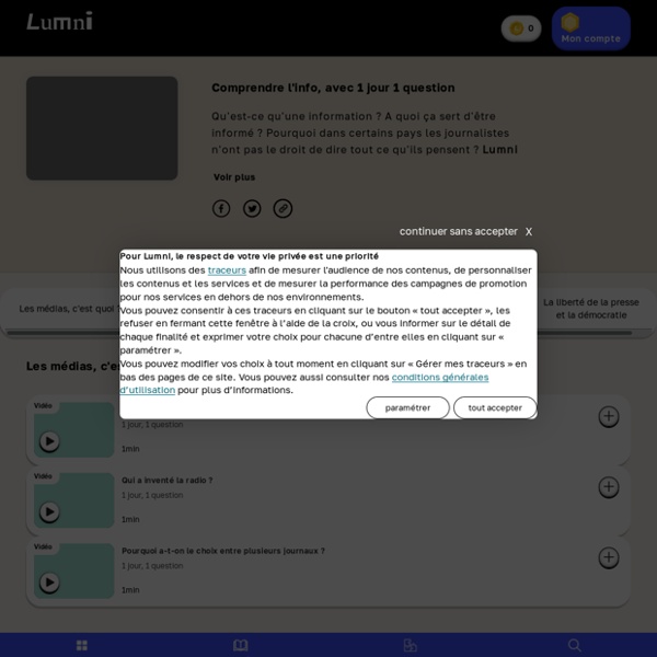 Comprendre l'info avec 1 jour 1 question - Enseignement moral et civique