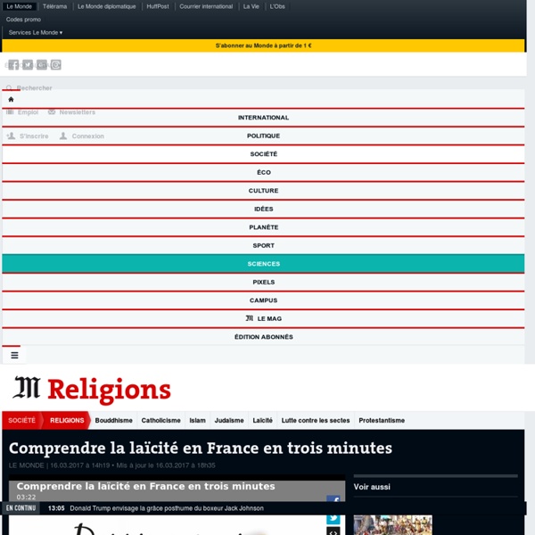 Comprendre la laïcité en France en trois minutes